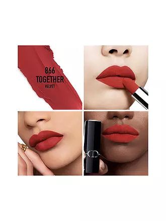 DIOR | Lippenstift - Rouge Dior Velvet Lipstick (866 Together) | hellbraun