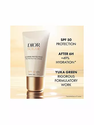 DIOR | Sonnenpflege - Dior Solar La Crème Protectrice Visage SPF 30 50ml | keine Farbe