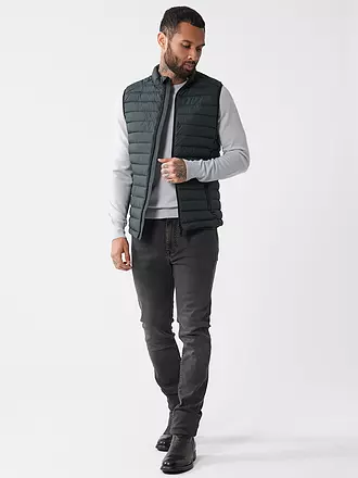 ECOALF | Steppgilet CARDIFFALF | dunkelgrün