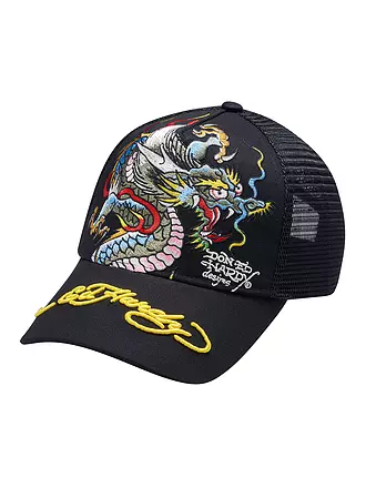 ED HARDY | Kappe GIANT DRAGON | schwarz