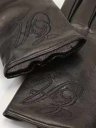 EMPORIO ARMANI | Lederhandschuhe | schwarz