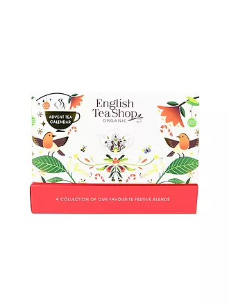 ENGLISH TEA SHOP | Tee Adventkalender Register Bio 24 Beutel | dunkelgrün