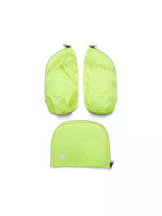 ERGOBAG | Fluo LED Seitentaschen Zip-Set Gelb | hellgrün