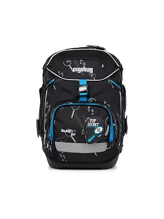 ERGOBAG | Schultasche Set 5tlg CUBO LIGHT CyBär Race | schwarz