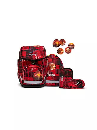 ERGOBAG | Schultaschen Set 5tlg CUBO - VoltiBär | rot