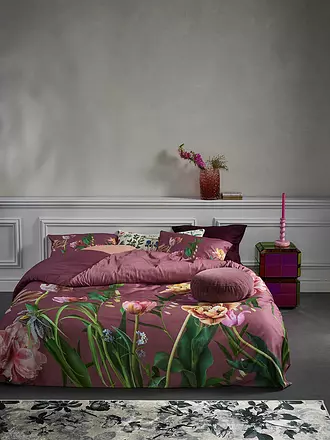 ESSENZA | Satin-Bettwäsche ELOISE 70x90cm/140x200cm Mauve | beere