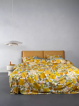 ESSENZA | Satin-Bettwäsche FLORENTIEN 70x90cm/140x200cm Yellow | gelb