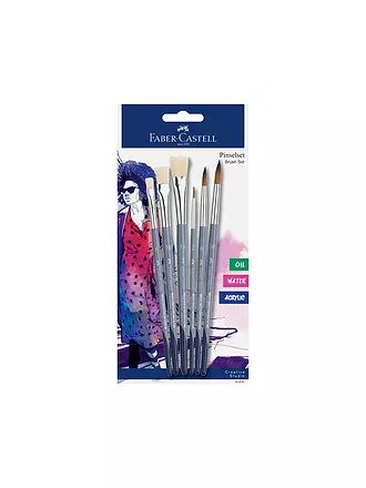 FABER-CASTELL |  Faber Pinsel Set 6tlg  | 