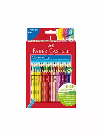 FABER-CASTELL | Buntstifte Colour GRIP 36er Kartonetui  | 