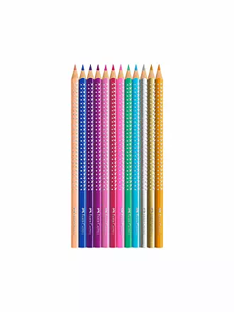 FABER-CASTELL | Sparkle Buntstifte Metalletui mit 12 Sparkle Buntstiften | 