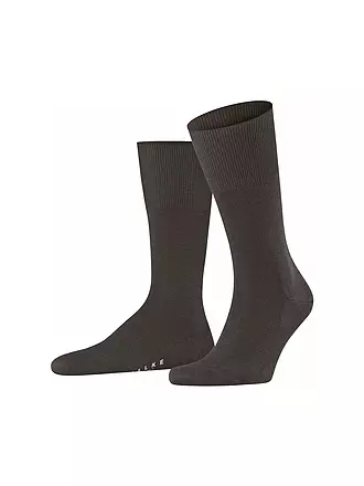 FALKE |  Socken dark blue melange | braun