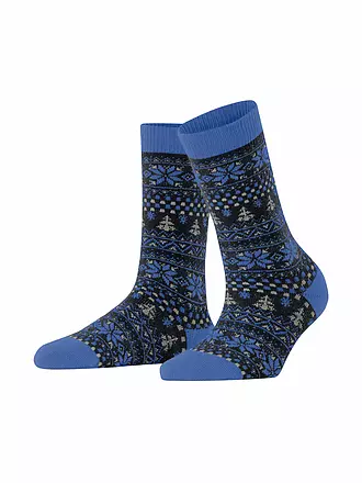 FALKE | Damen Socken COUNTRY CALLING sandstone | blau