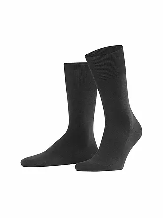 FALKE | Herren Socken CLIMAWOOL dark navy | grau