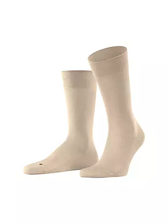 FALKE | Herren Socken Sensitive Malaga steel mel | beige