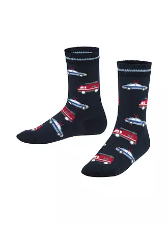 FALKE | Jungen Socken marine | hellgrau