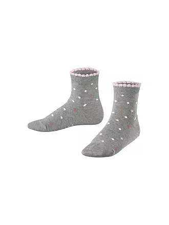 FALKE | Kinder Socken MULTIDOT gloss | grau