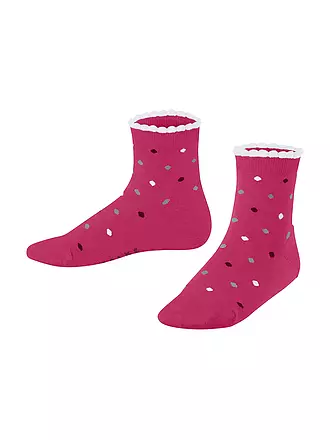 FALKE | Kinder Socken MULTIDOT gloss | rot