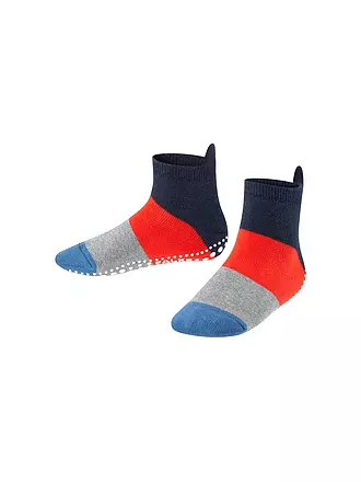 FALKE | Knaben ABS-Socken "Quarter Ringel" navyblue m | 