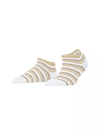 FALKE | Sneaker Socken SMART STRIPE key largo | weiss