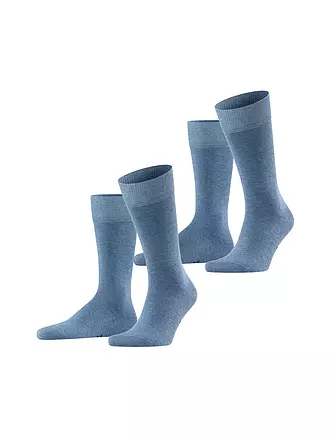 FALKE | Socken 2er Pkg HAPPY light denim | schwarz