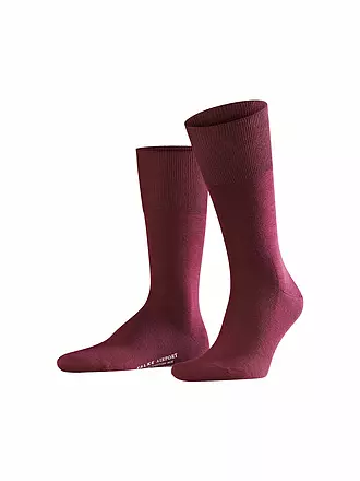 FALKE | Socken AIRPORT caiman | dunkelrot