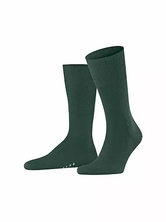 FALKE | Socken AIRPORT pink iris | olive