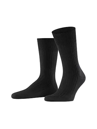 FALKE | Socken BRISTOL PURE black | grau