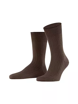 FALKE | Socken BRISTOL PURE brown | 