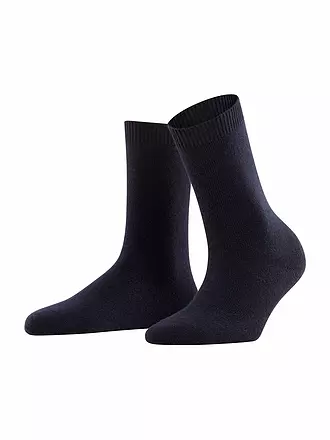 FALKE | Socken COSY WOOL amber | dunkelblau