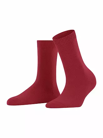 FALKE | Socken COSY WOOL black | rot