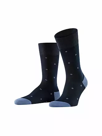 FALKE | Socken Dot dark navy | grau