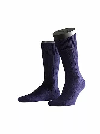 FALKE | Socken LHASA light greymelange | blau