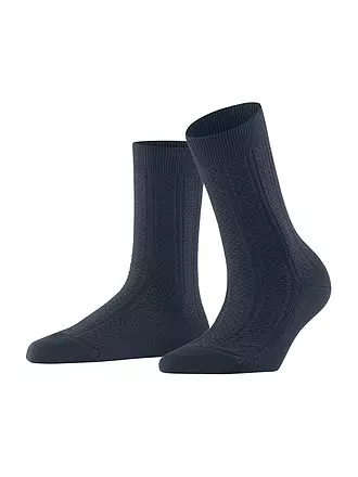 FALKE | Socken NEEDLEPOINT off white | blau