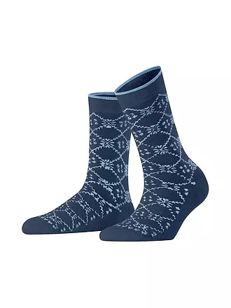 FALKE | Socken RETRO SENSATION biscotti | blau