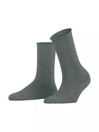 FALKE | Socken SHINY SO blossom | grau