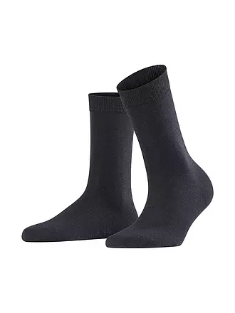 FALKE | Socken Soft Merino black | blau