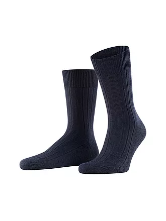 FALKE | Socken TEPPICH IM SCHUH dark brown mel. | blau