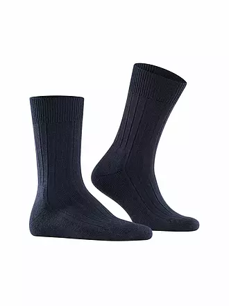 FALKE | Socken TEPPICH IM SCHUH dark brown mel. | blau