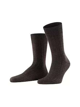 FALKE | Socken TEPPICH IM SCHUH dark brown mel. | dunkelgrün