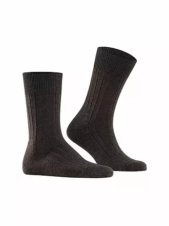 FALKE | Socken TEPPICH IM SCHUH dark brown mel. | braun