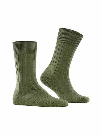 FALKE | Socken TEPPICH IM SCHUH dark brown mel. | dunkelgrün