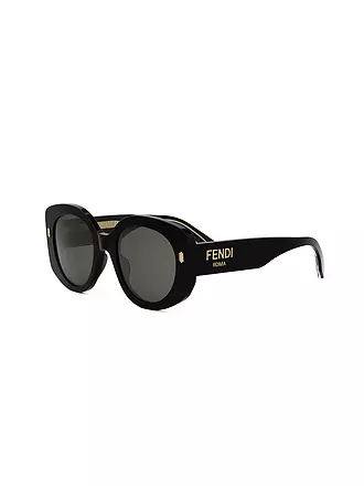 FENDI | FENDI Roma havana runde Sonnenbrille | schwarz