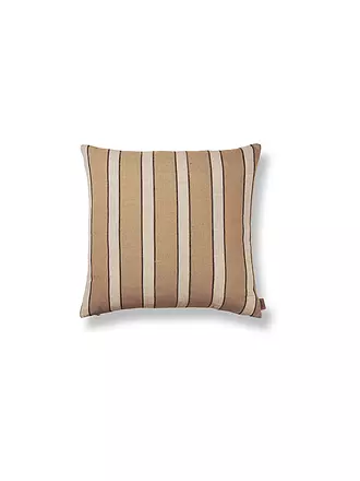 FERM LIVING | Brown-Cotton-Kissen Stripe | braun