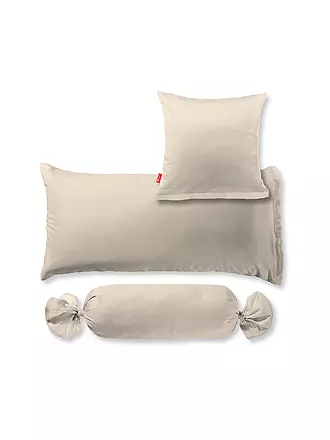 FLEURESSE | Satin Kissenbezug Royal Uni 2er 40x40cm Creme | beige