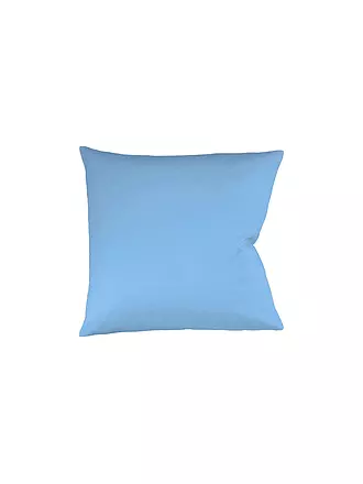 FLEURESSE | Satin Kissenbezug Royal Uni 2x 40x40cm Dunkelrot | hellblau