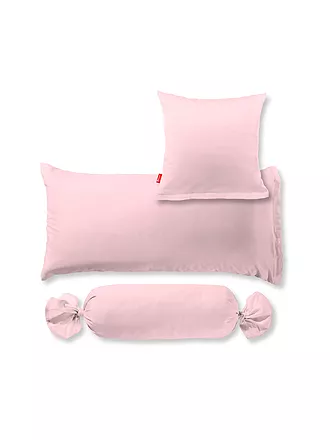 FLEURESSE | Satin Kissenbezug Royal Uni 2x 40x40cm Rosa | hellblau