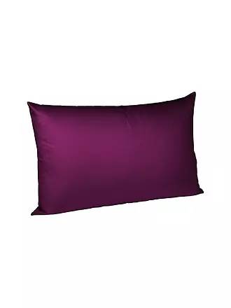 FLEURESSE | Satin Kissenbezug Royal Uni 2x 40x60cm Lavendel | beere