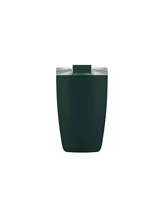 FLSK | Isolierbecher - Thermosbecher CUP Coffee to go-Becher 0,35l Dark Pine | dunkelrot