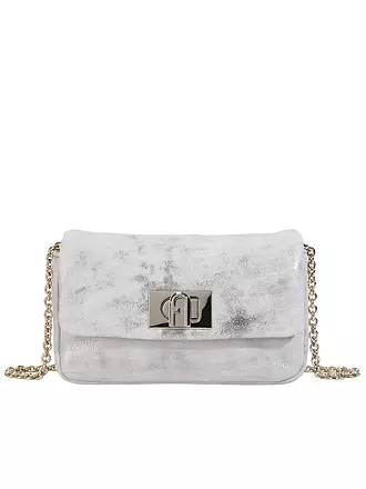 FURLA | Ledertasche - Mini Bag 1927 | silber