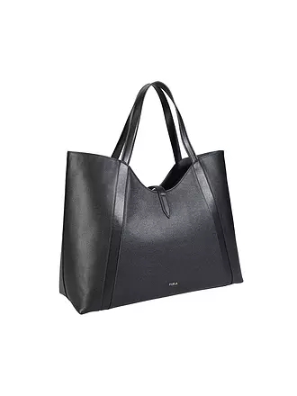 FURLA | Ledertasche - Shopper GOCCIA XLarge | schwarz